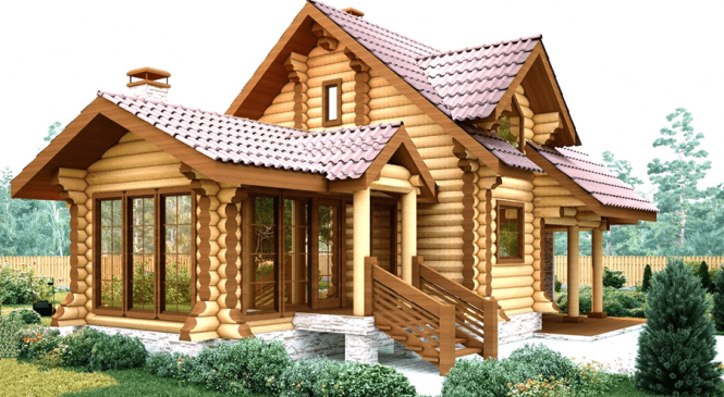 Деревянный дом обладает многими достоинствами
