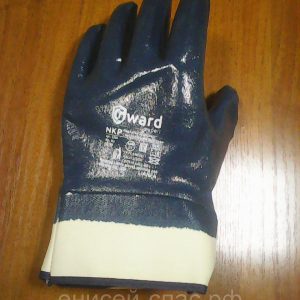 Перчатки нитриловые с манжет-крагой NKP