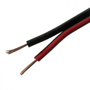 Акустический кабель RUICHI, 2x0.25, CU+CCA, красно-чёрный